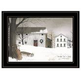 Christmas Time Is Coming 2 Black Framed Print Wall Art